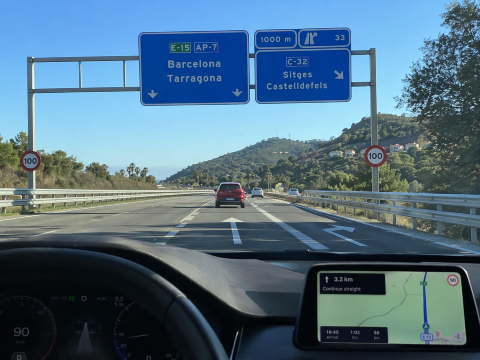 driving in spain