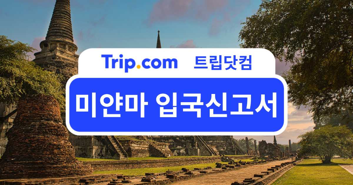 미얀마 입국신고서 가이드 - 작성 방법·주의사항·입국 준비 | 트립닷컴