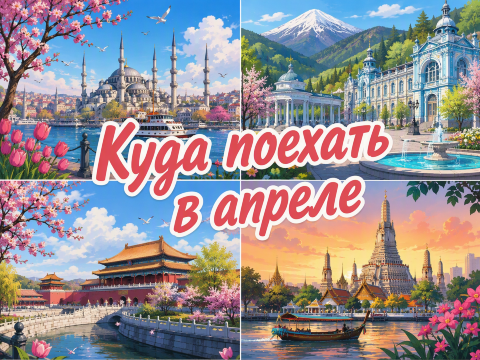 Куда поехать в апреле за тёплым морем и цветущими городами | Trip.com