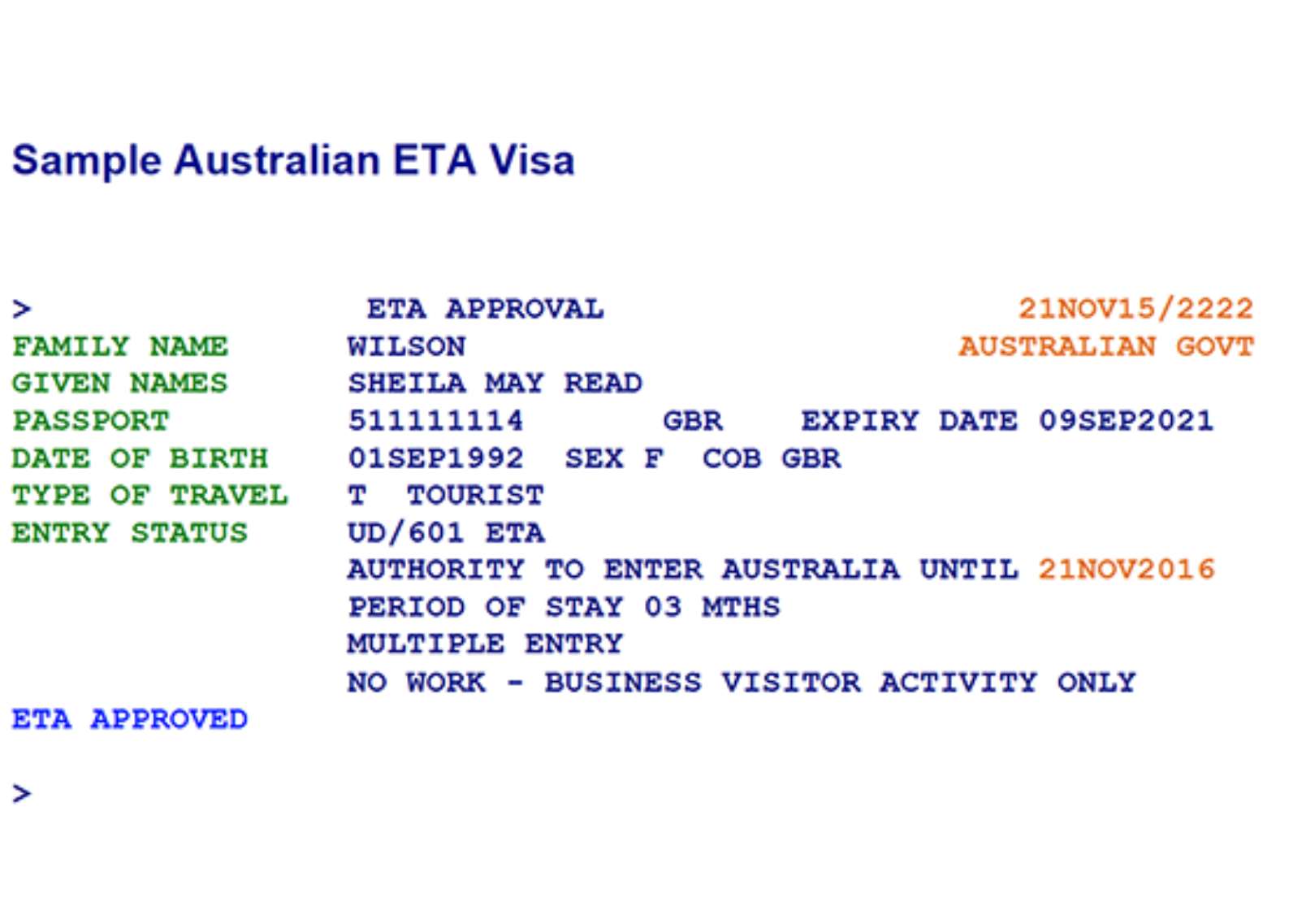How to apply ETA Australia Step 4