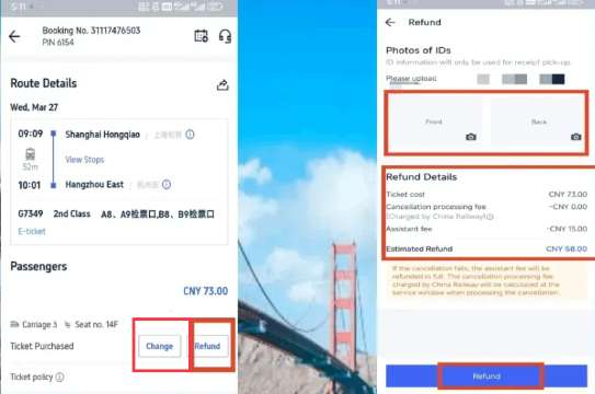 How to Change Train Bookings on Trip.com