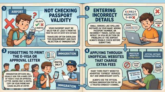 Common Mistake for Apply Visa