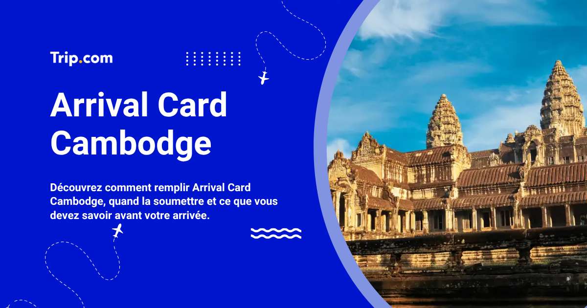 Arrival Card Cambodge