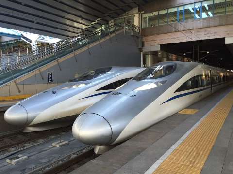 Hong Kong to Zhuhai China High Speed Rail