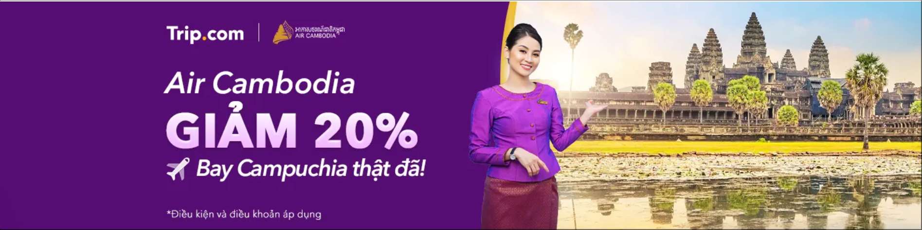 KHÁM PHÁ CAMPUCHIA CÙNG CAMBODIA ANGKOR AIR