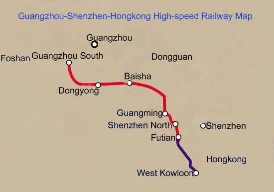 High Speed Rail Map