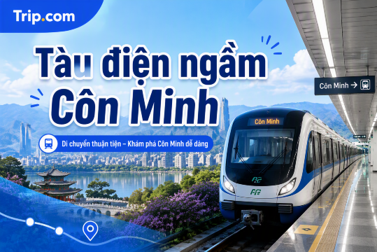 Cẩm nang Tàu điện ngầm Côn Minh 2026: Bản đồ, Giá vé & Hướng dẫn đi lại