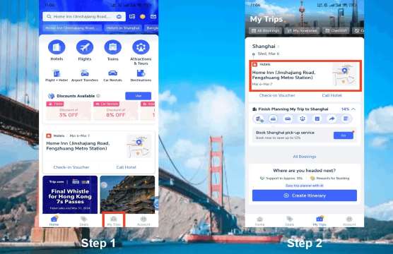 trip.com hotel refunds