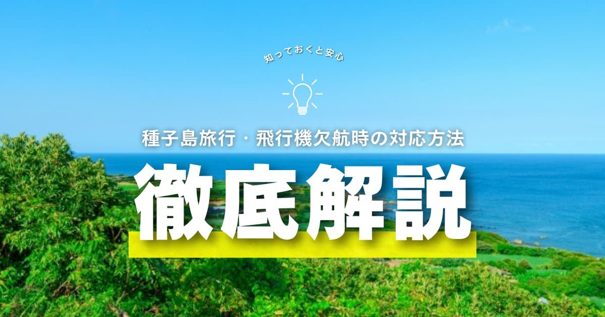 種子島　台風　飛行機