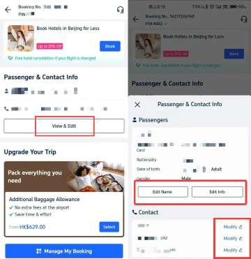 How to Change Passport Information on Trip.com 2