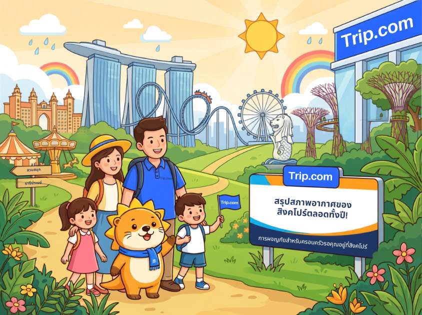 สรุปสภาพอากาศของสิงคโปร์ตลอดทั้งปี