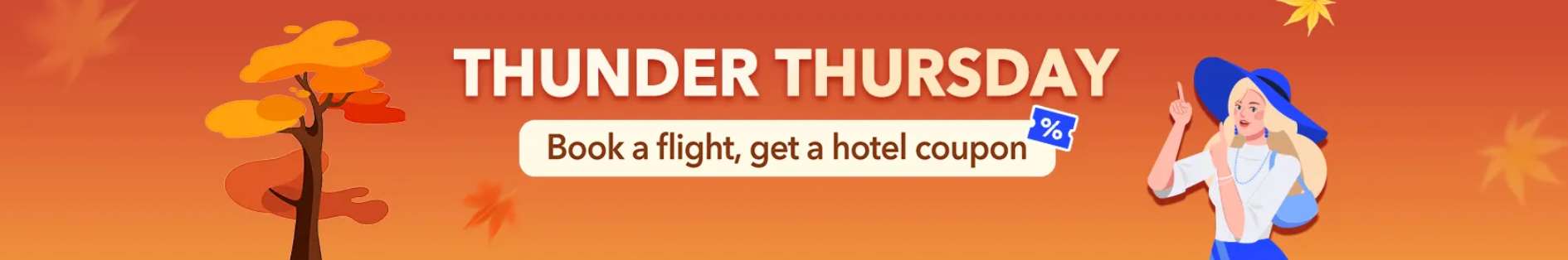 Thunder Thursday: Book Your Flight, Get 50% Off Hotel Coupon