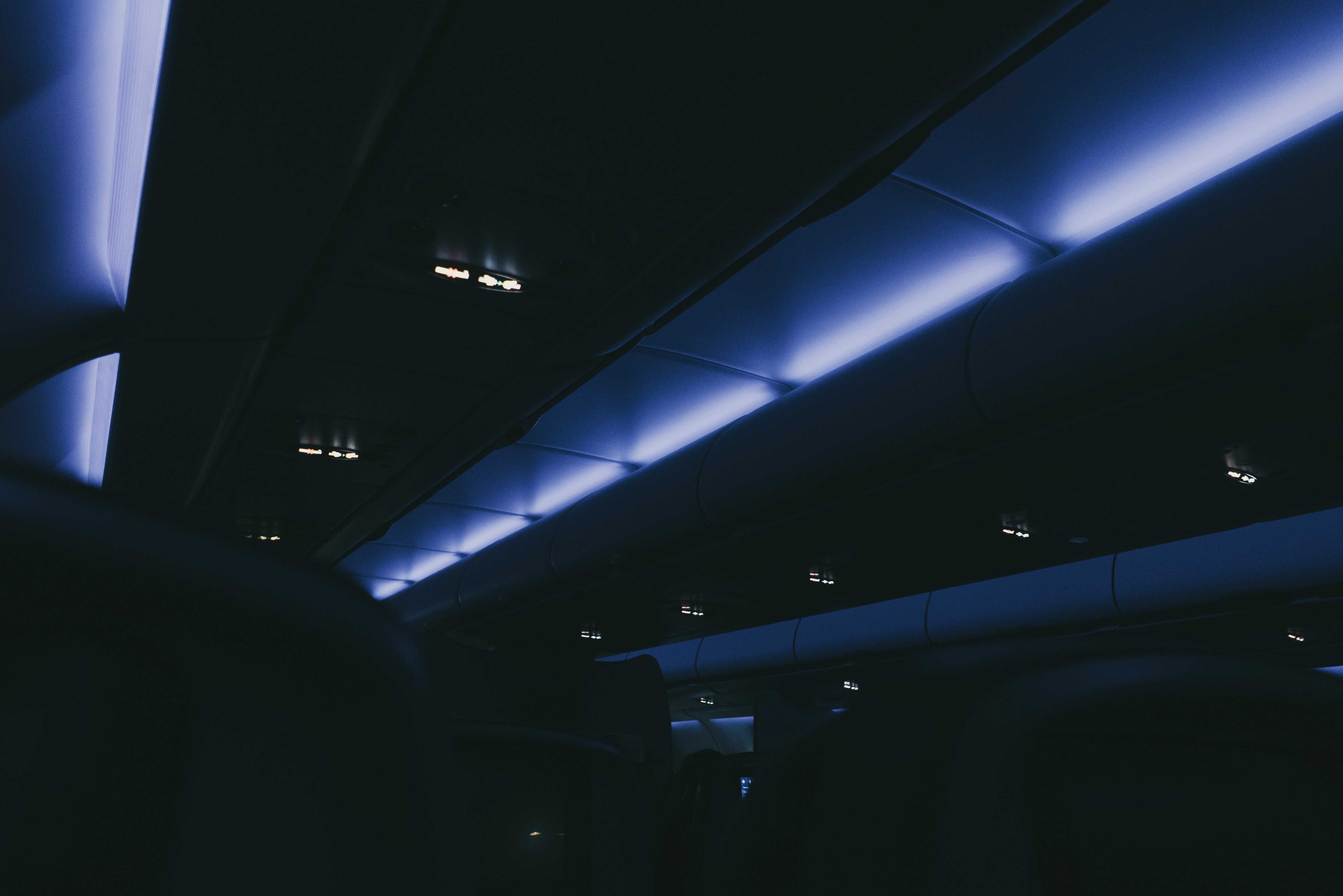 Sleeping on red eye flights