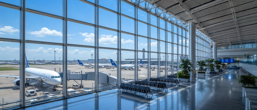 日本の空港風景