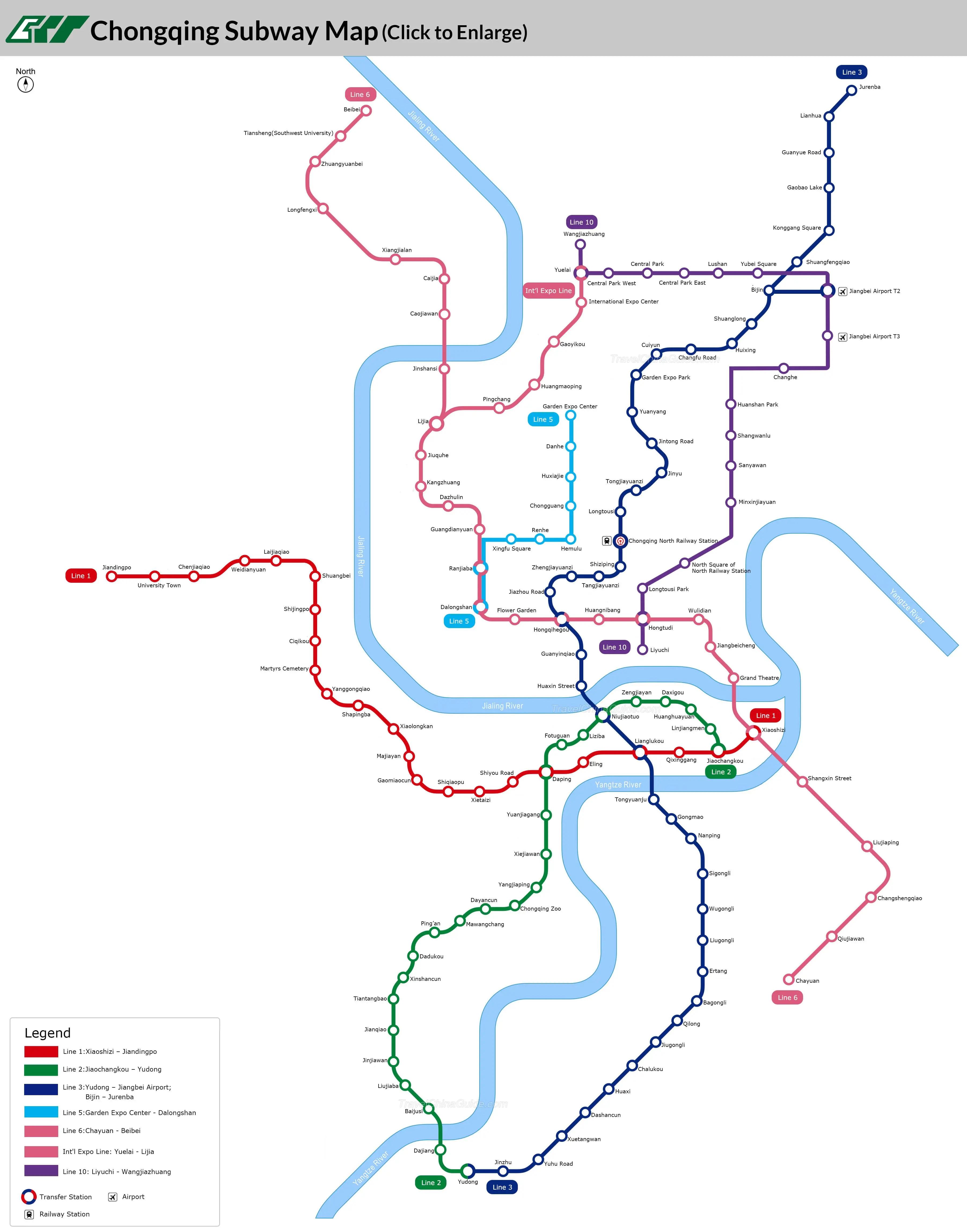 Chongqing Metro Map