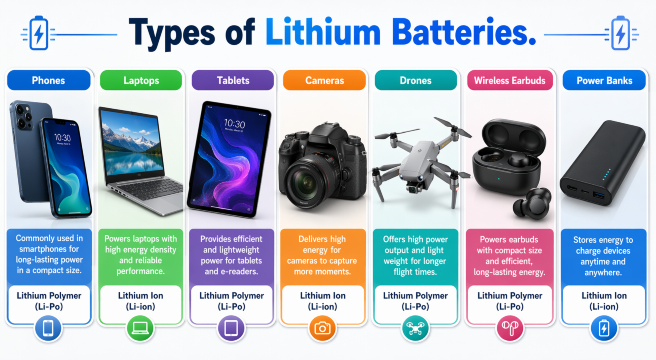 Types of Lithium Batteries and Their Airline Rules