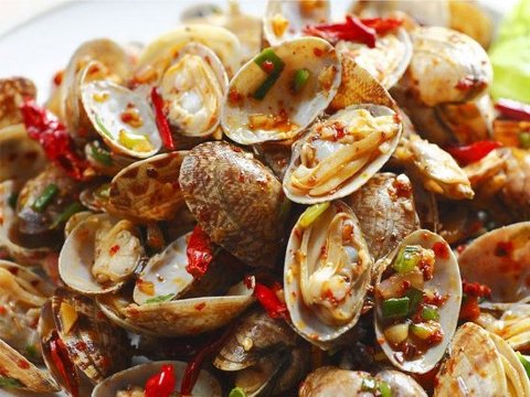 青島美食地圖 | 辣炒蛤蜊