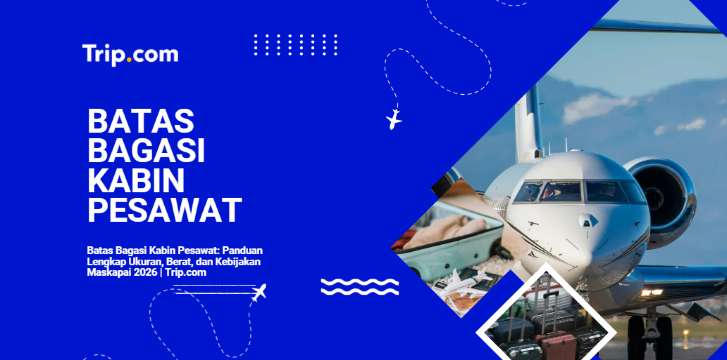 Batas Bagasi Kabin Pesawat: Panduan Lengkap Ukuran, Berat, dan Kebijakan Maskapai 2026 | Trip.com