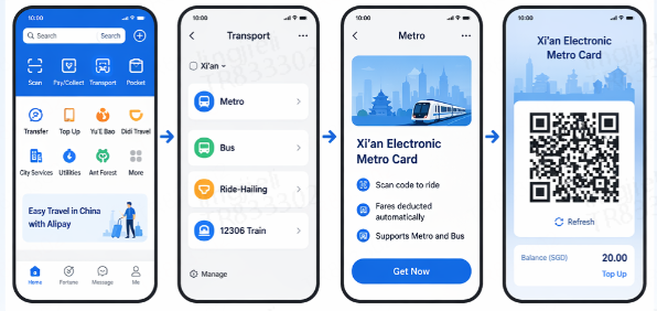 Xi'an Metro tickets on Ailipay