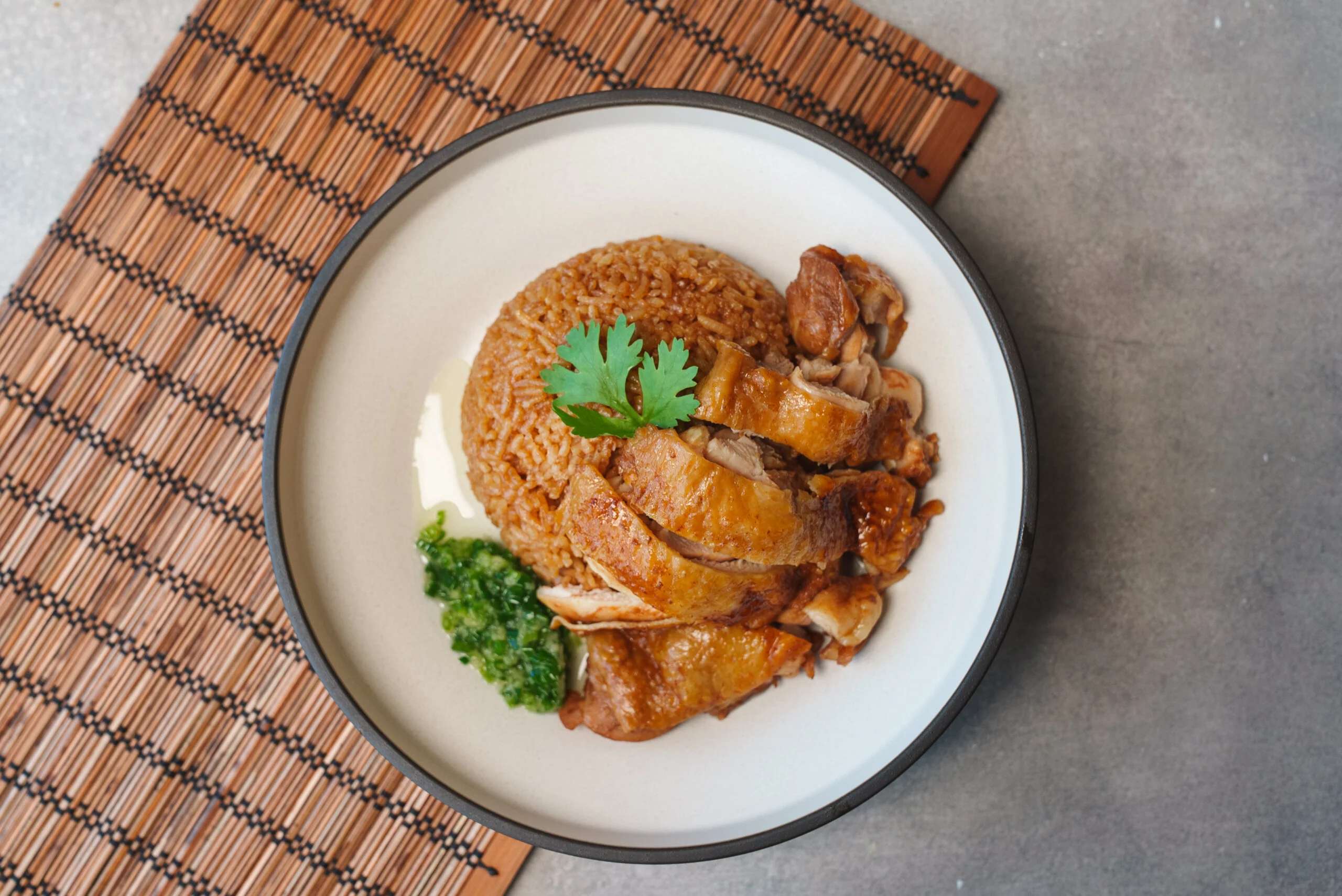 Halal Soy Sauce Chicken Rice