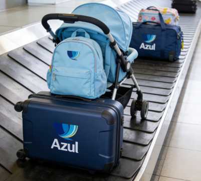 Bagagem para bebês e crianças na Azul