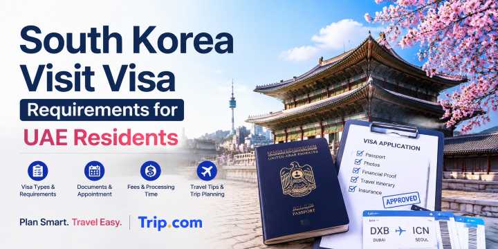 South Korea Visit Visa Requirements for UAE Residents - Fees & Steps 2026 | Trip.com