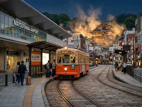 松山空港から道後温泉へのアクセス概要