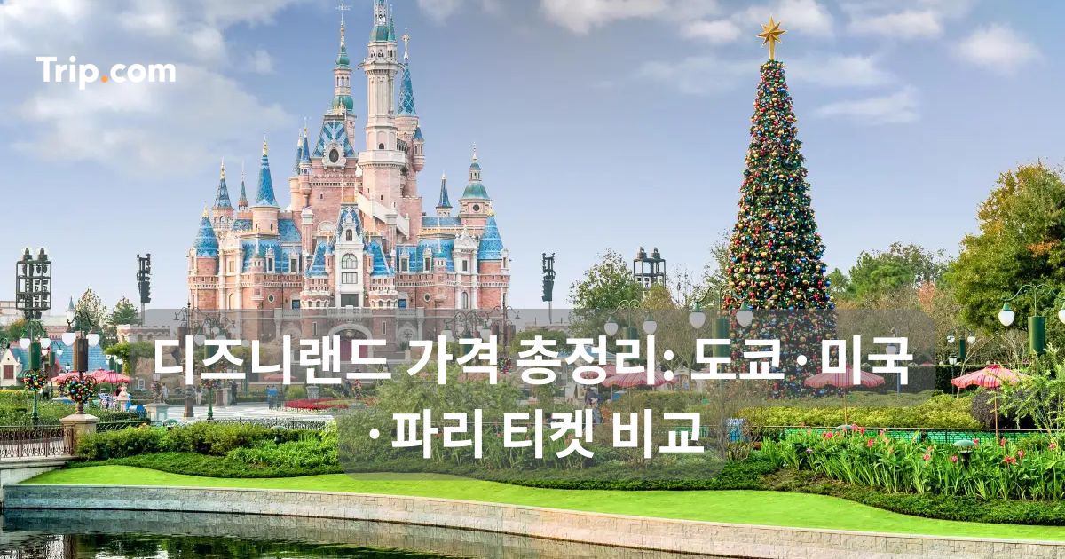 디즈니랜드 가격