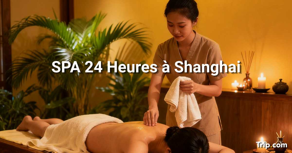 Les meilleurs spas ouverts 24h/24 à Shanghai