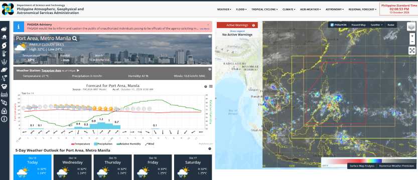 PAGASA website