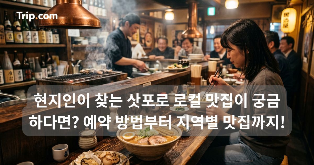 삿포로 로컬 맛집