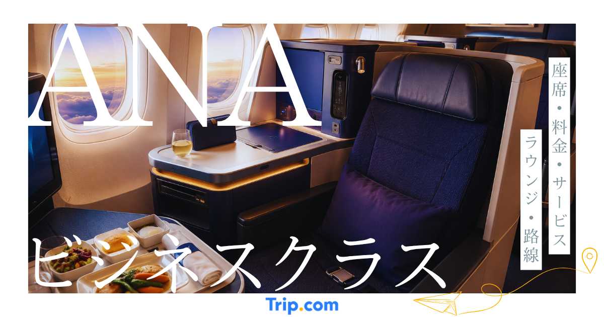 【ANAビジネスクラス】座席・料金・サービス・ラウンジ・路線を解説