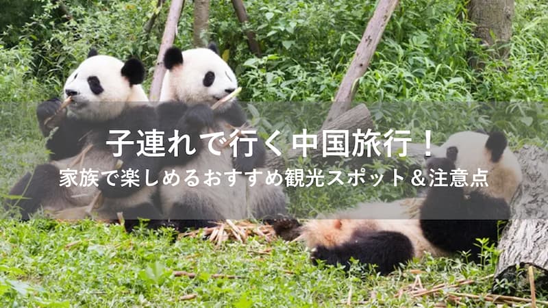 中国 旅行 子連れ