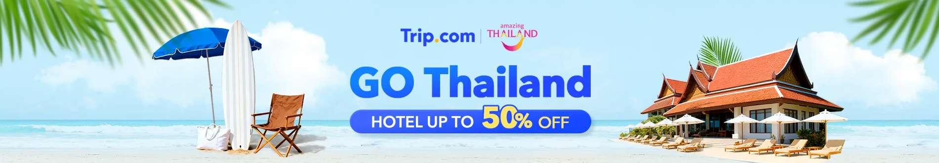 Trip.com 11.11 Mega Sale GO Thailand - Hotels Up to 50% OFF