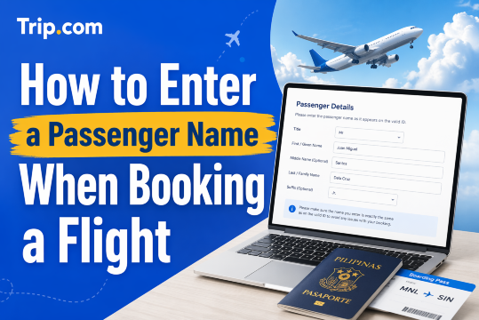 How to Enter a Passenger Name When Booking a Flight