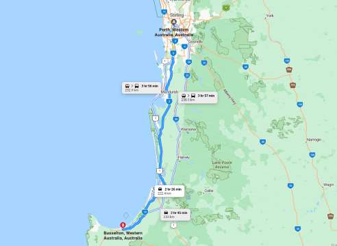 Cara Pergi ke Busselton