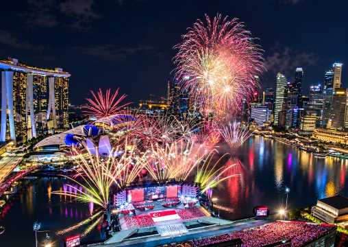 Marina Bay During National Day