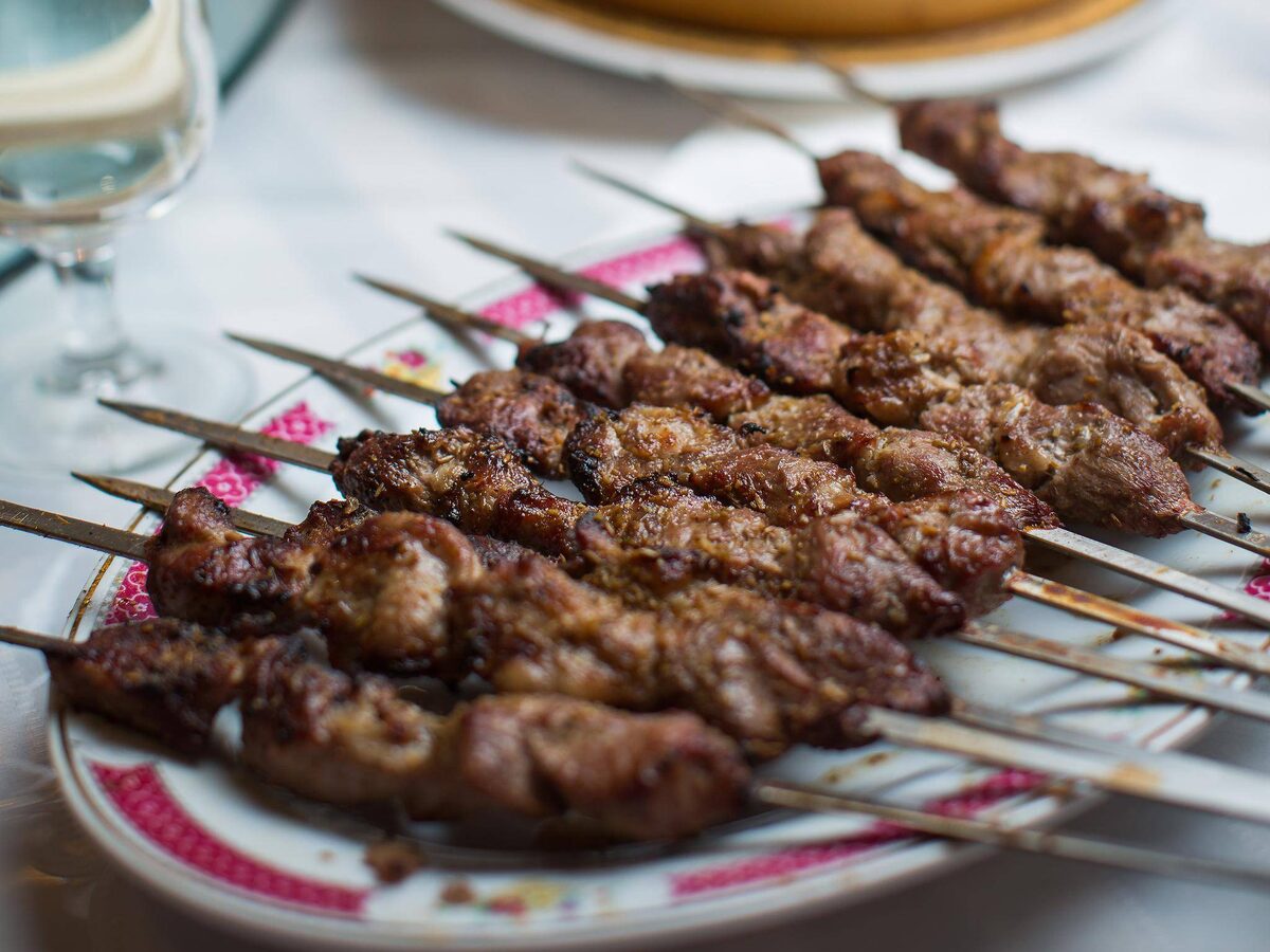Halal Lamb Skewers