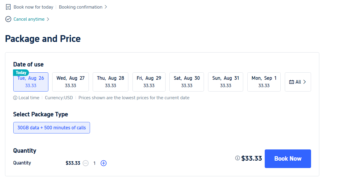 How to Buy a China SIM Card on Trip.com? | Step 1: Select Your Plan on Trip.com/Trip App