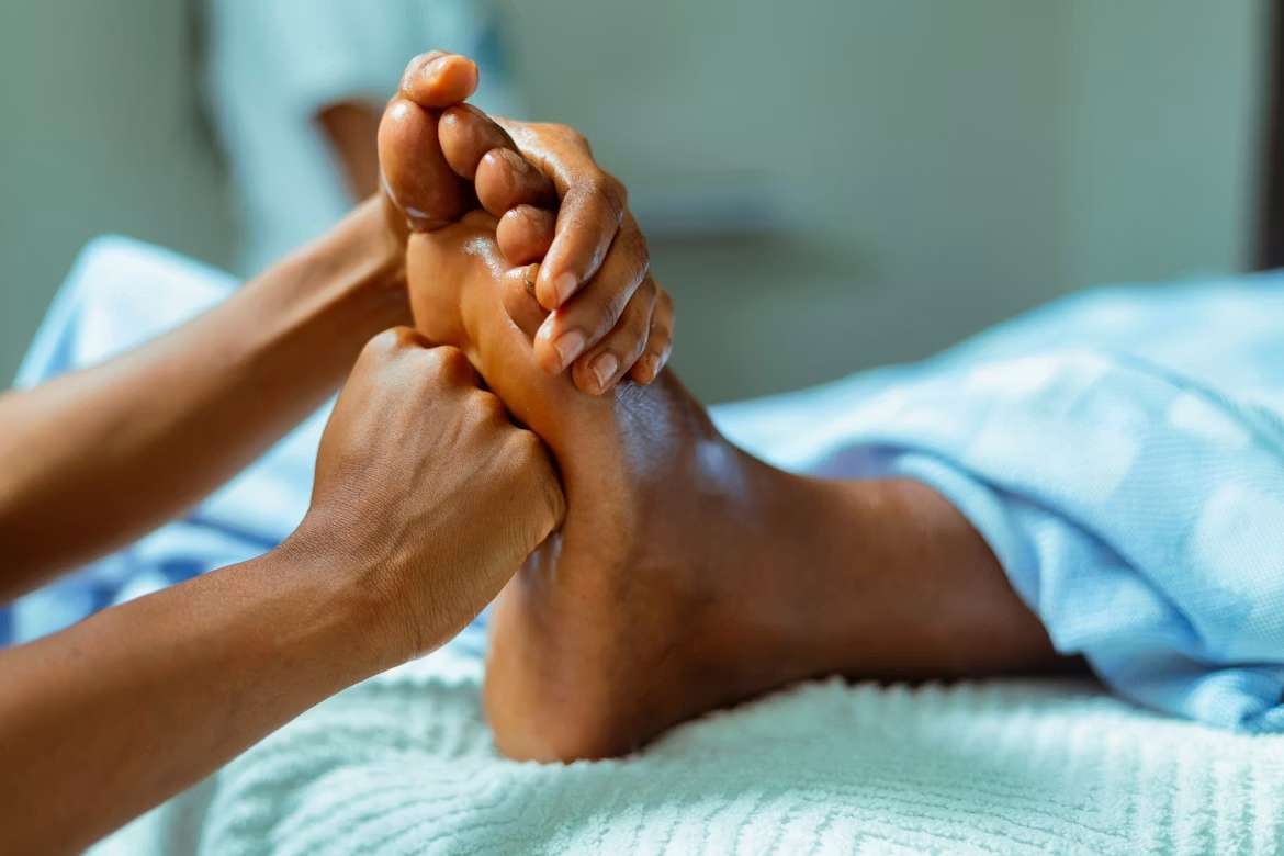 Massage des pieds