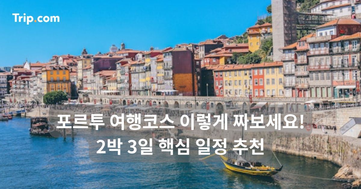 포르투 여행코스 이렇게 짜보세요! 2박 3일 핵심 일정 추천 | 트립닷컴