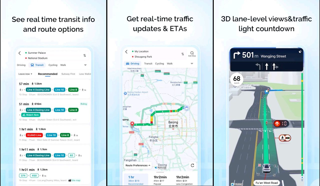 What Makes Amap the best Map App for China?
