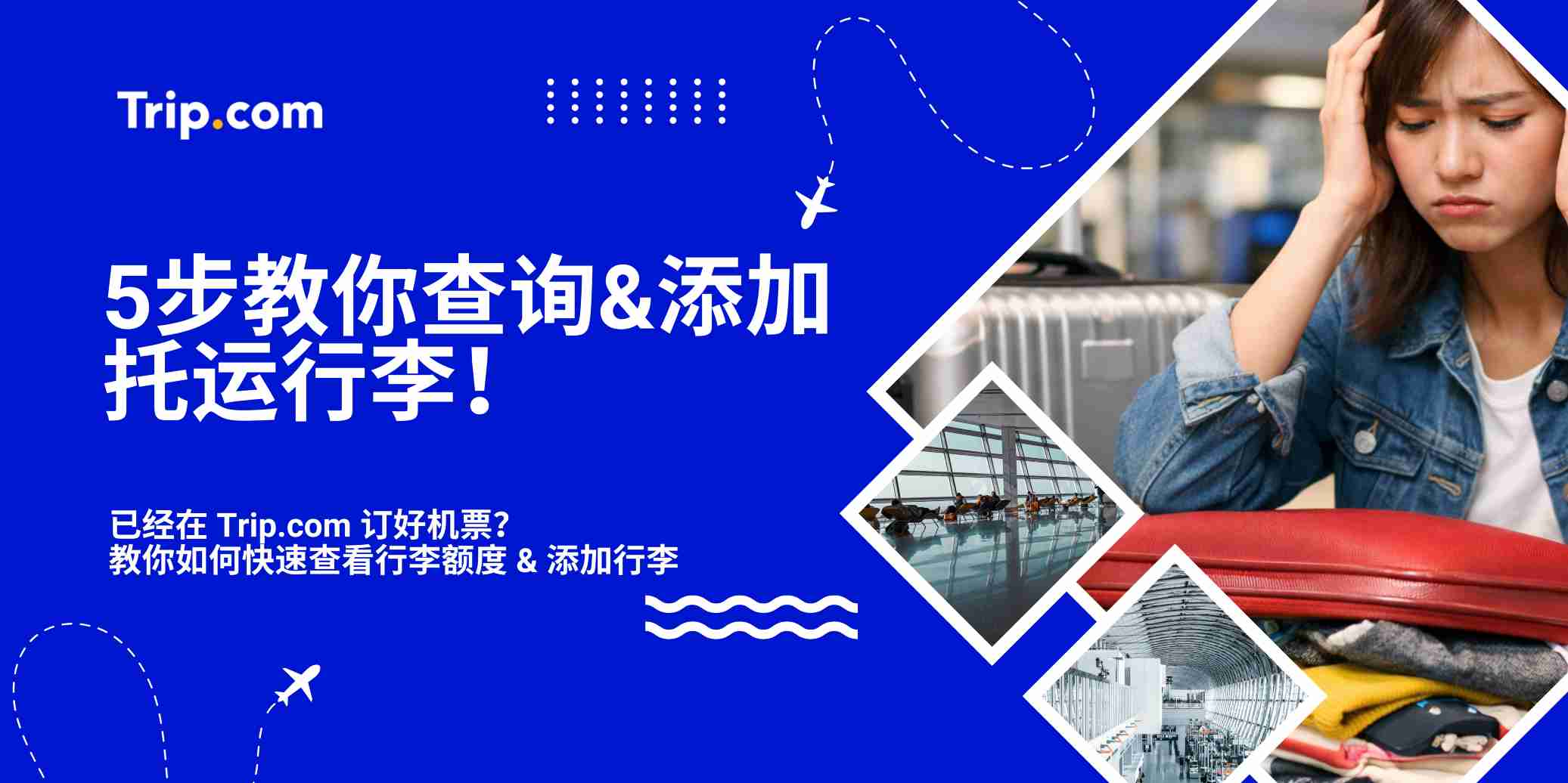 5步教你查询&添加托运行李 | Trip.com