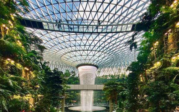 HSBC Rain Vortex in Jewel Changi Airport