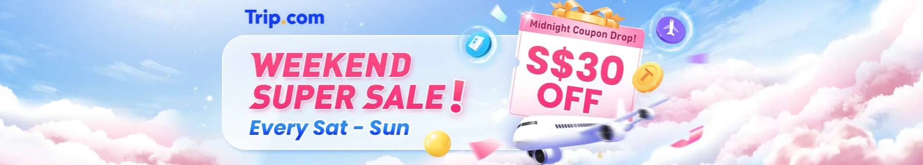 Trip.com Promo Code Singapore: Weekend Sale