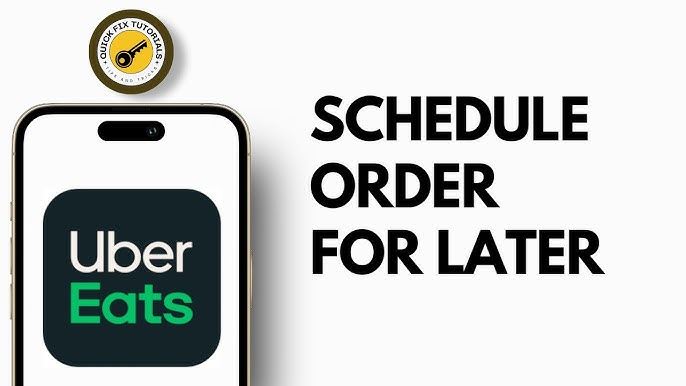 Schedule Order in Uber Eats