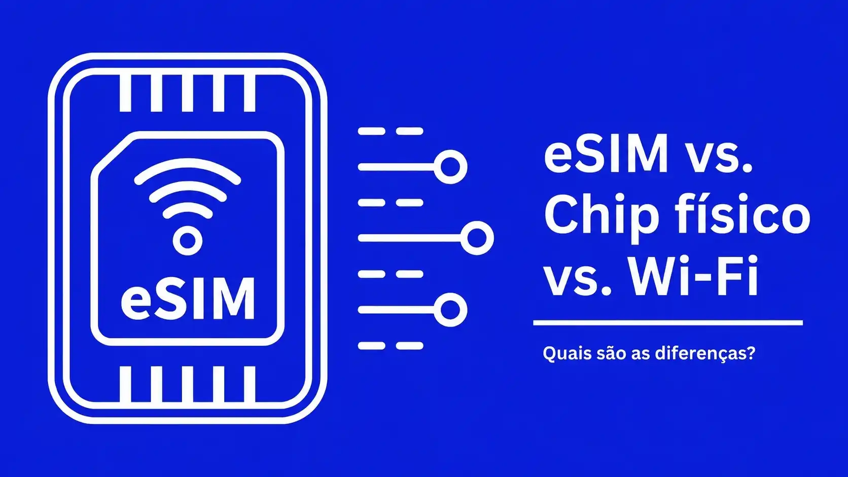 Qual é a melhor opção para a Tailândia? eSIM, chip SIM ou roteador Wi-Fi