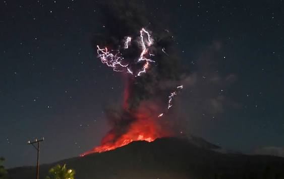 Volcanos Eruption in Indonesia