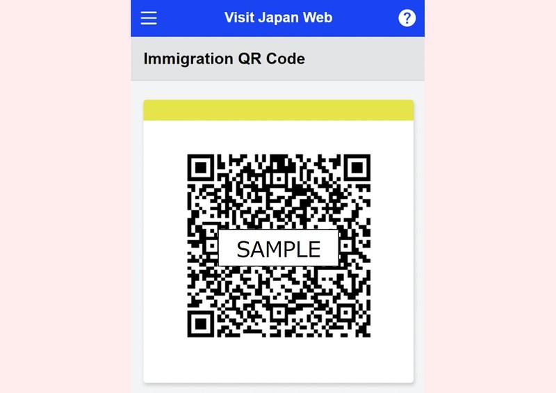 QR e Arrival Card Japan