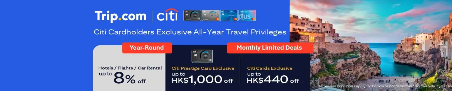 【Exclusive for Citi Cardholders】Year-Round Travel Privileges